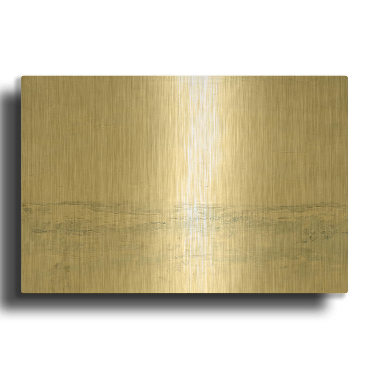 'Calming' By NLS Design Gold Metal Wall Art