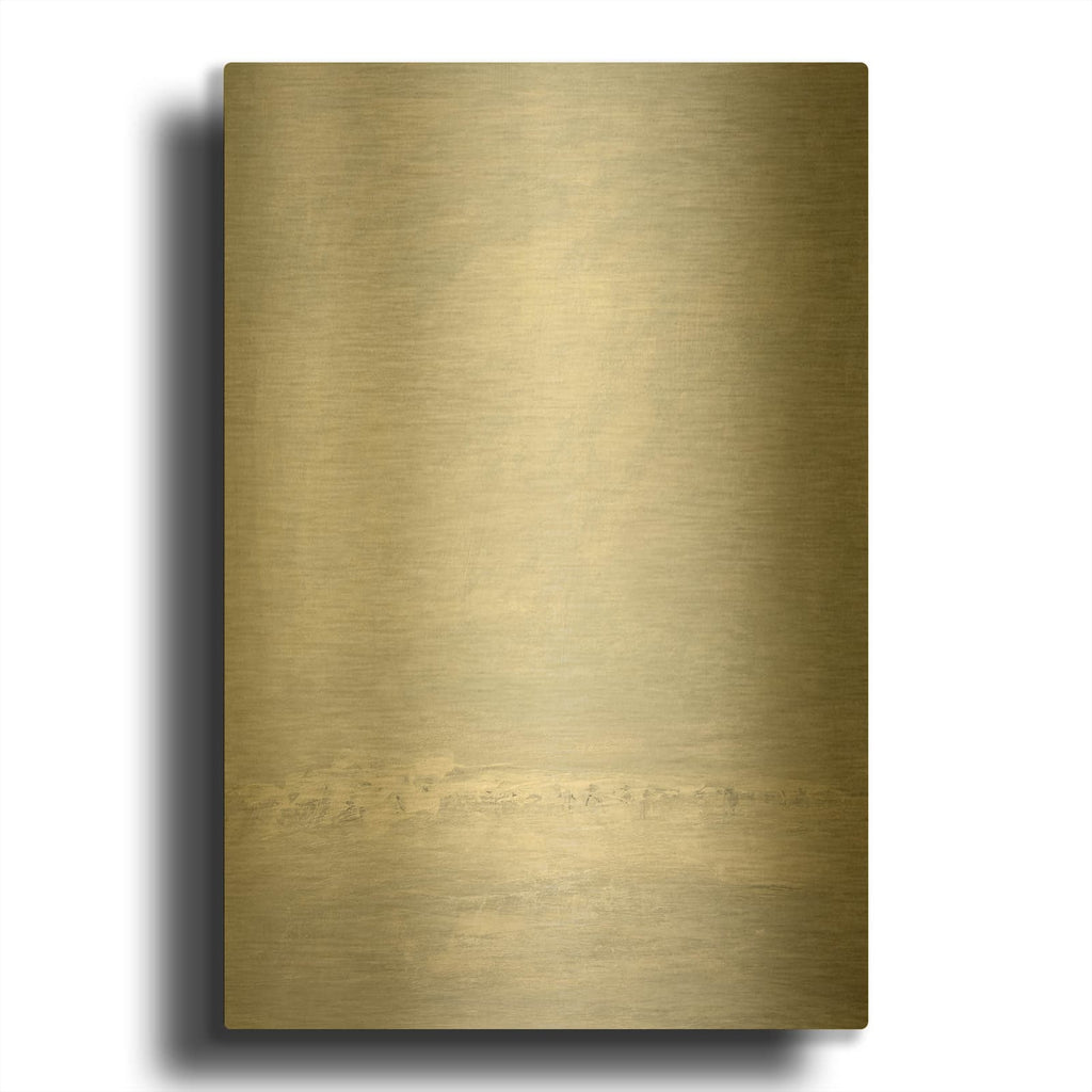 'Low Tide' By NLS Design Gold Metal Wall Art