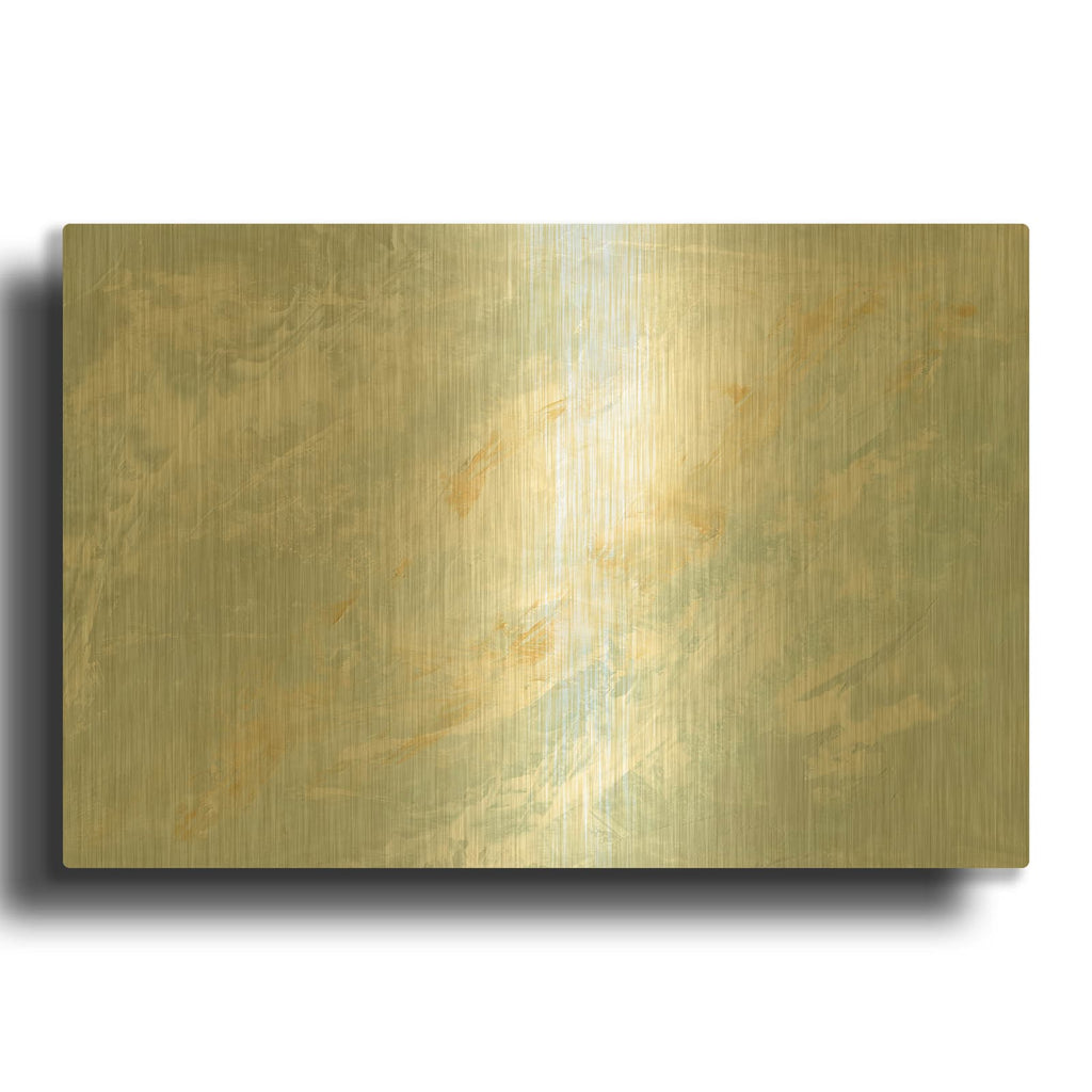 'Pool' By NLS Design Gold Metal Wall Art