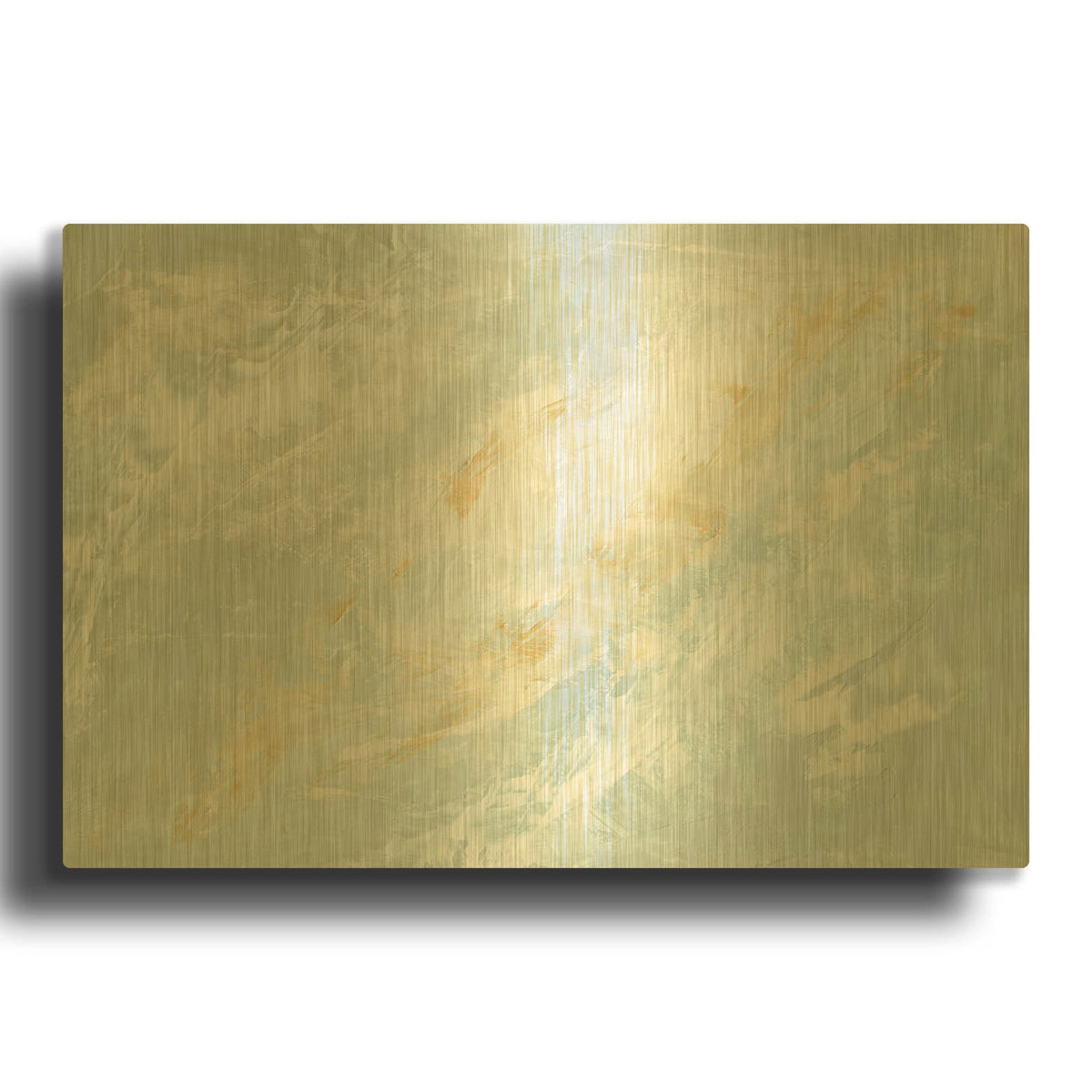 'Pool' By NLS Design Gold Metal Wall Art