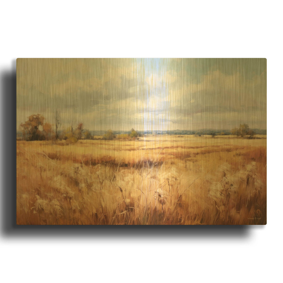 'Fall Mood' By Lettered Gold Metal Wall Art