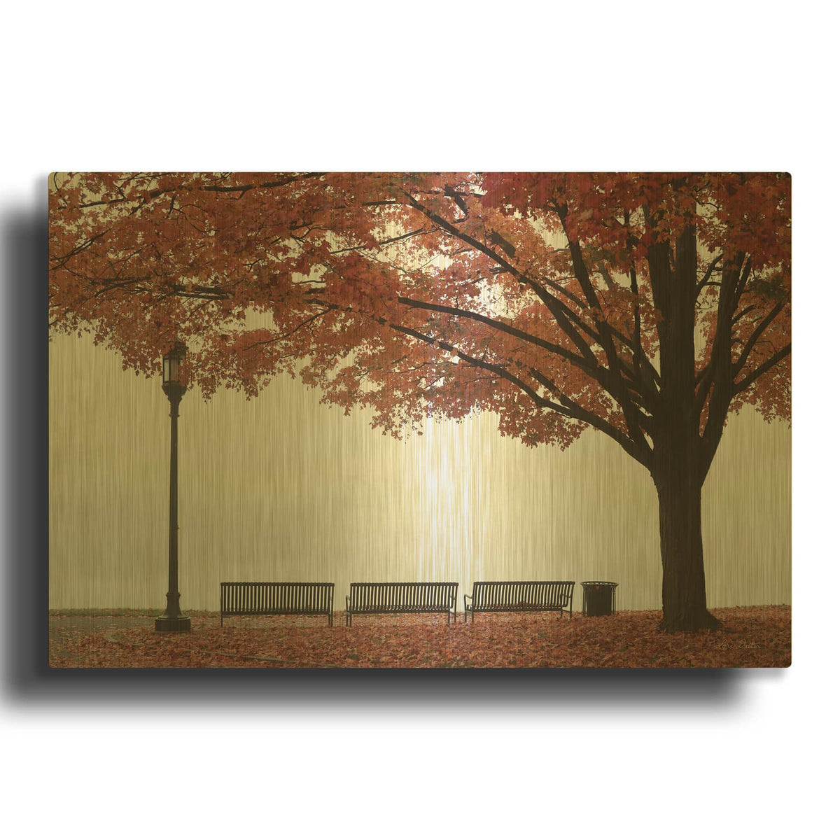 'A Place To Dream' By Lori Deiter Gold Metal Wall Art