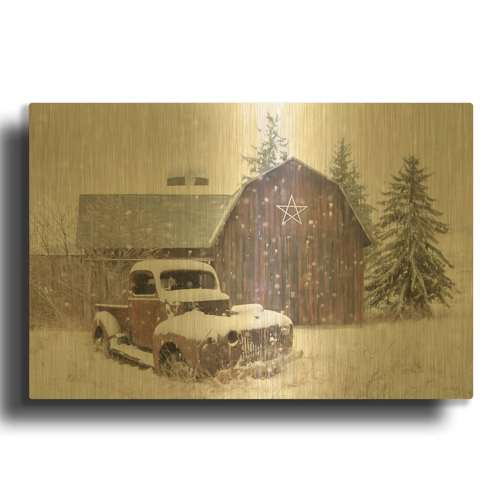 'Youth Is A Gift' By Lori Deiter Gold Metal Wall Art