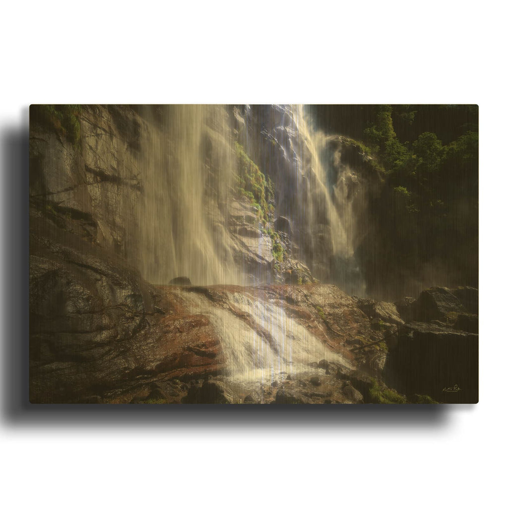 'Can You Hear It' By Martin Podt Gold Metal Wall Art