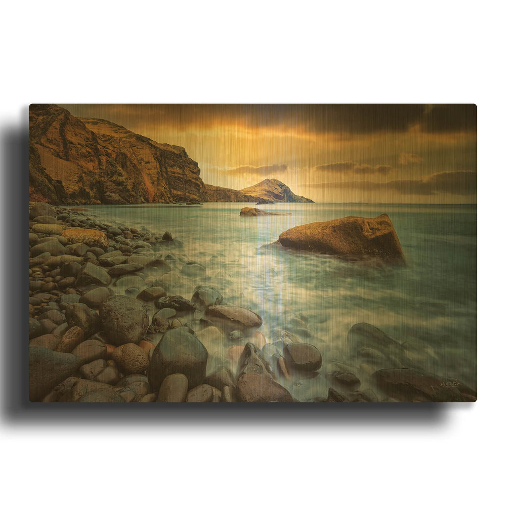 'Dreamscape' By Martin Podt Gold Metal Wall Art