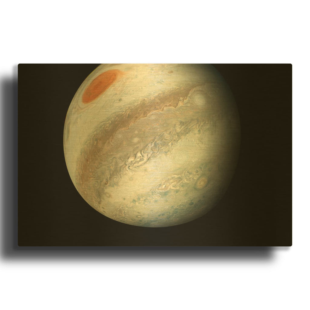 'Jupiter-A New Perspective' By NASA Space Photos Gold Metal Wall Art
