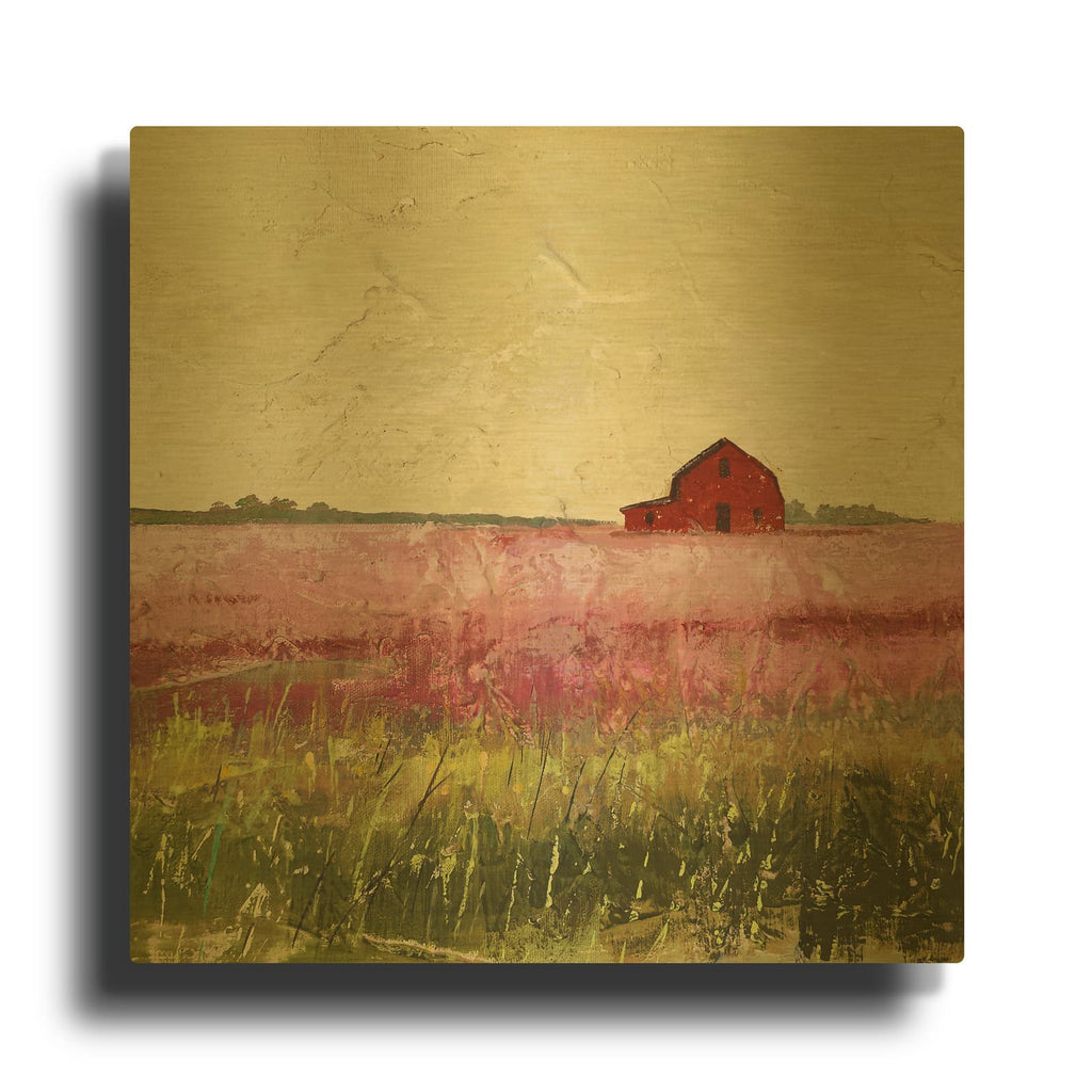 'Weathered And Wise No. 2' By Max Maxx Gold Metal Wall Art