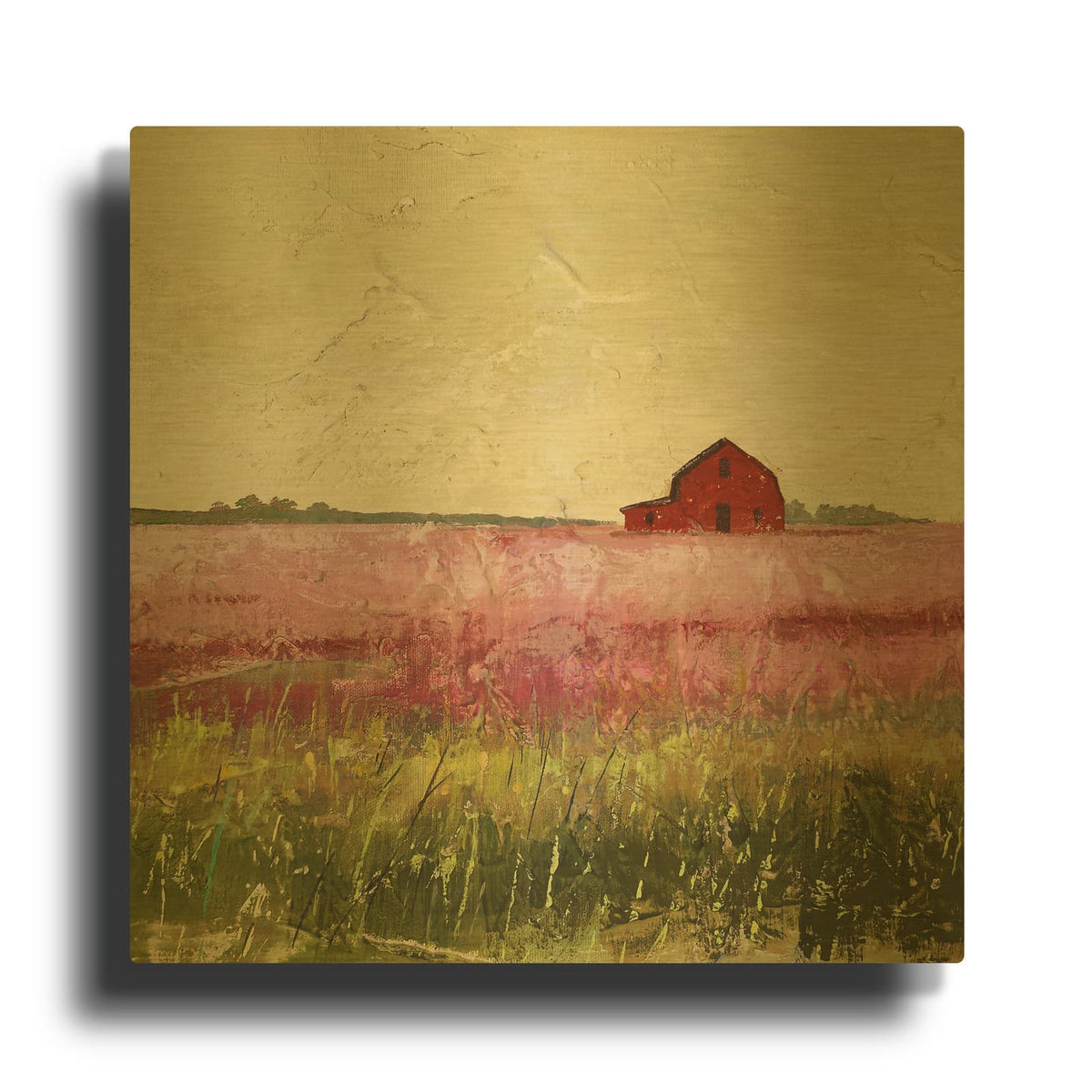 'Weathered And Wise No. 2' By Max Maxx Gold Metal Wall Art