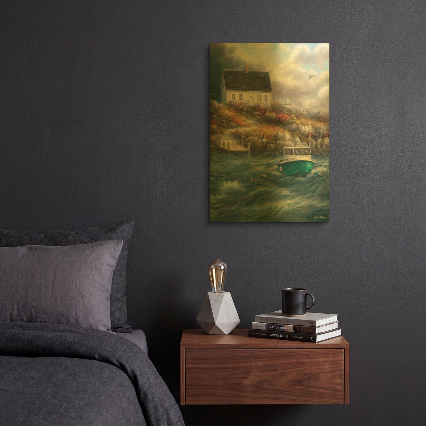 'Cape Cod Afternoon' By Chuck Pinson Gold Metal Wall Art
