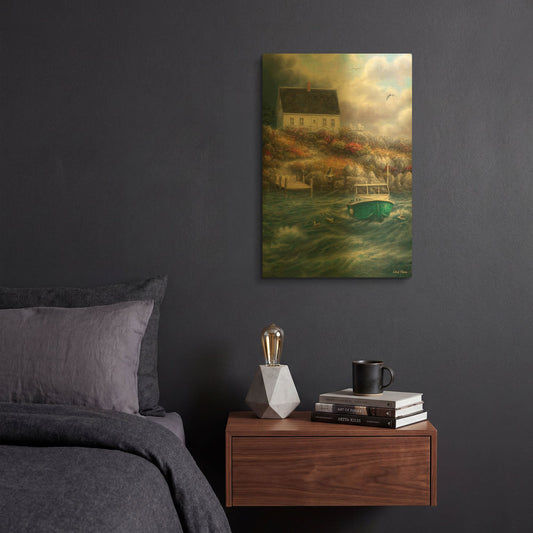 'Cape Cod Afternoon' By Chuck Pinson Gold Metal Wall Art