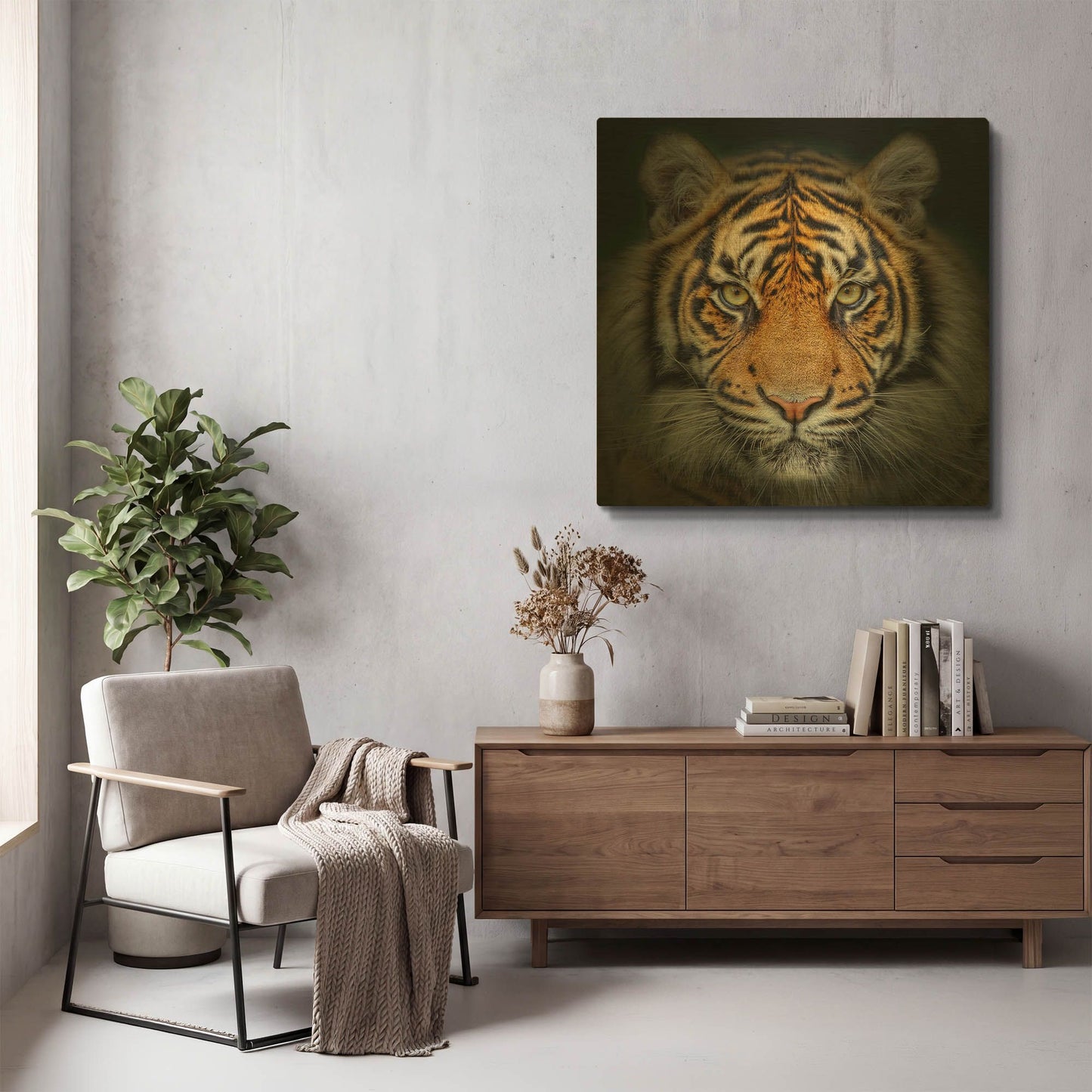 'Wild Side' By LUXE Gold Metal Wall Art