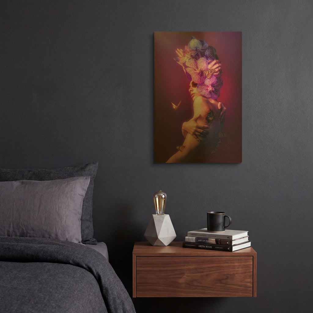 'Chrysalis' By Mario Sanchez Nevado Gold Metal Wall Art