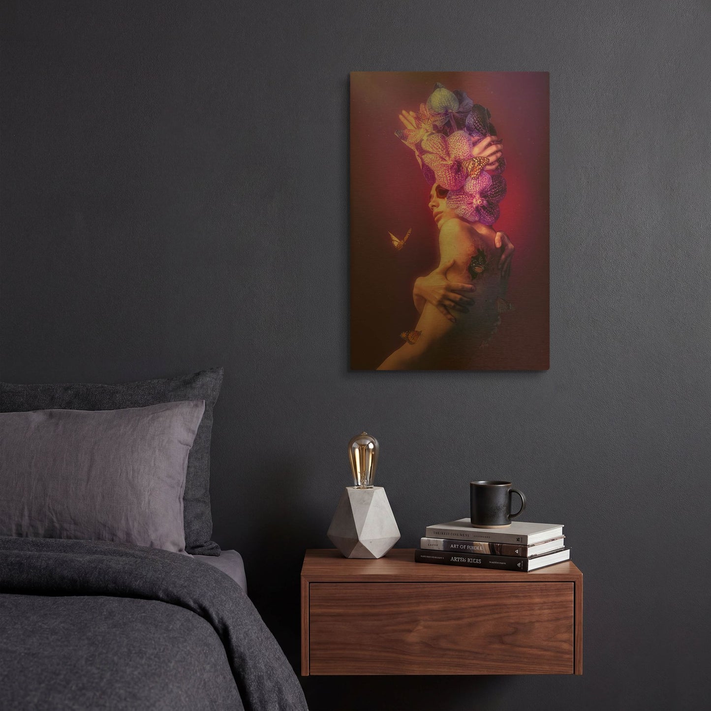 'Chrysalis' By Mario Sanchez Nevado Gold Metal Wall Art