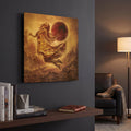 'Gilded' By Mario Sanchez Nevado Gold Metal Wall Art