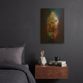 'Mindscape' By Mario Sanchez Nevado Gold Metal Wall Art