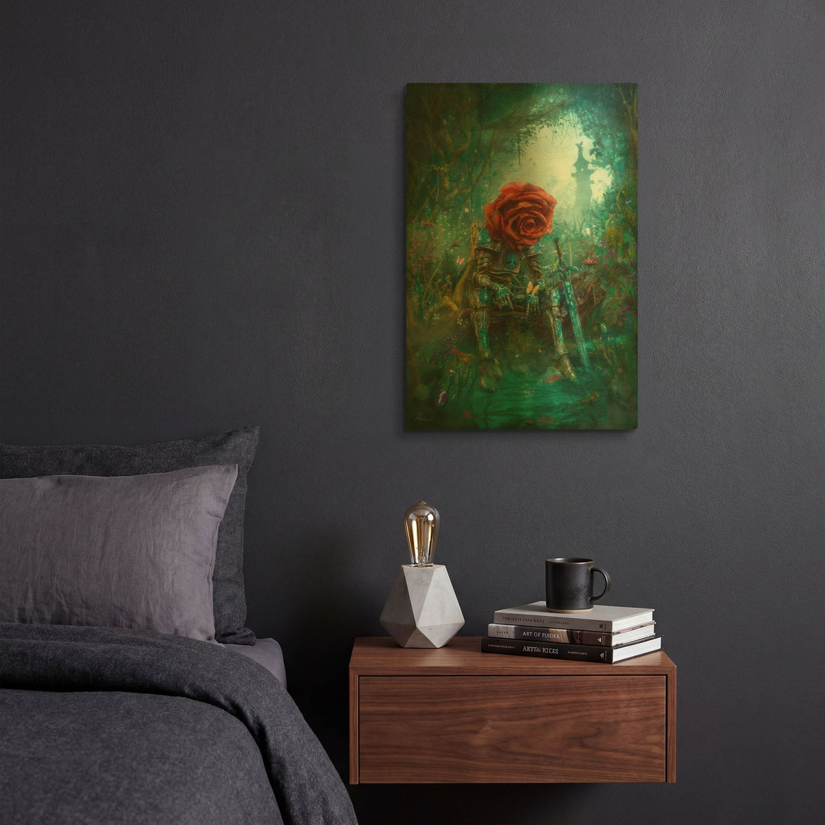 'The Redmarsh Art' By Mario Sanchez Nevado Gold Metal Wall Art