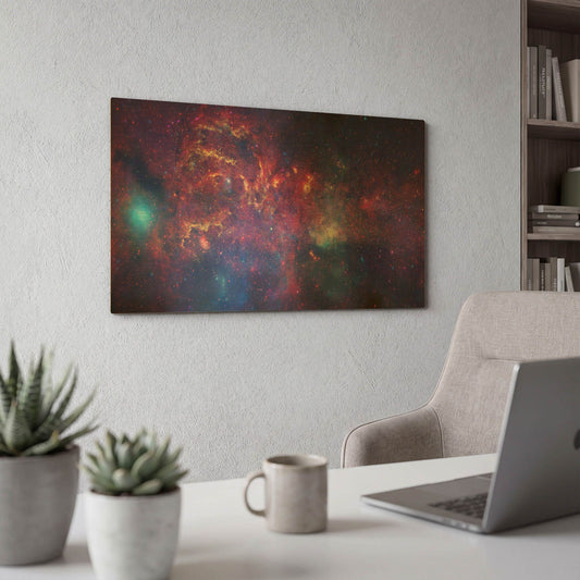 'Center of the Milky Way' By NASA Space Photos Gold Metal Wall Art