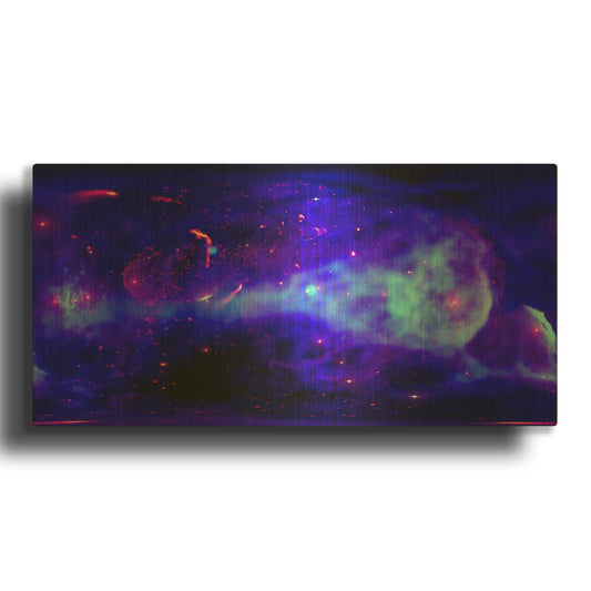 'Galactic Center' By NASA Space Photos Gold Metal Wall Art