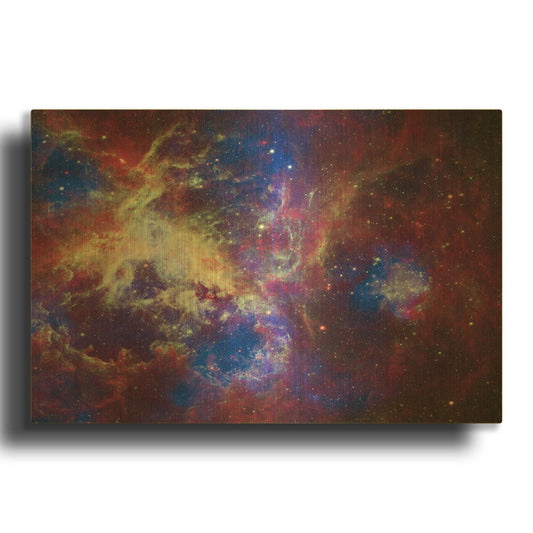 'Tarantula Nebula' By NASA Space Photos Gold Metal Wall Art