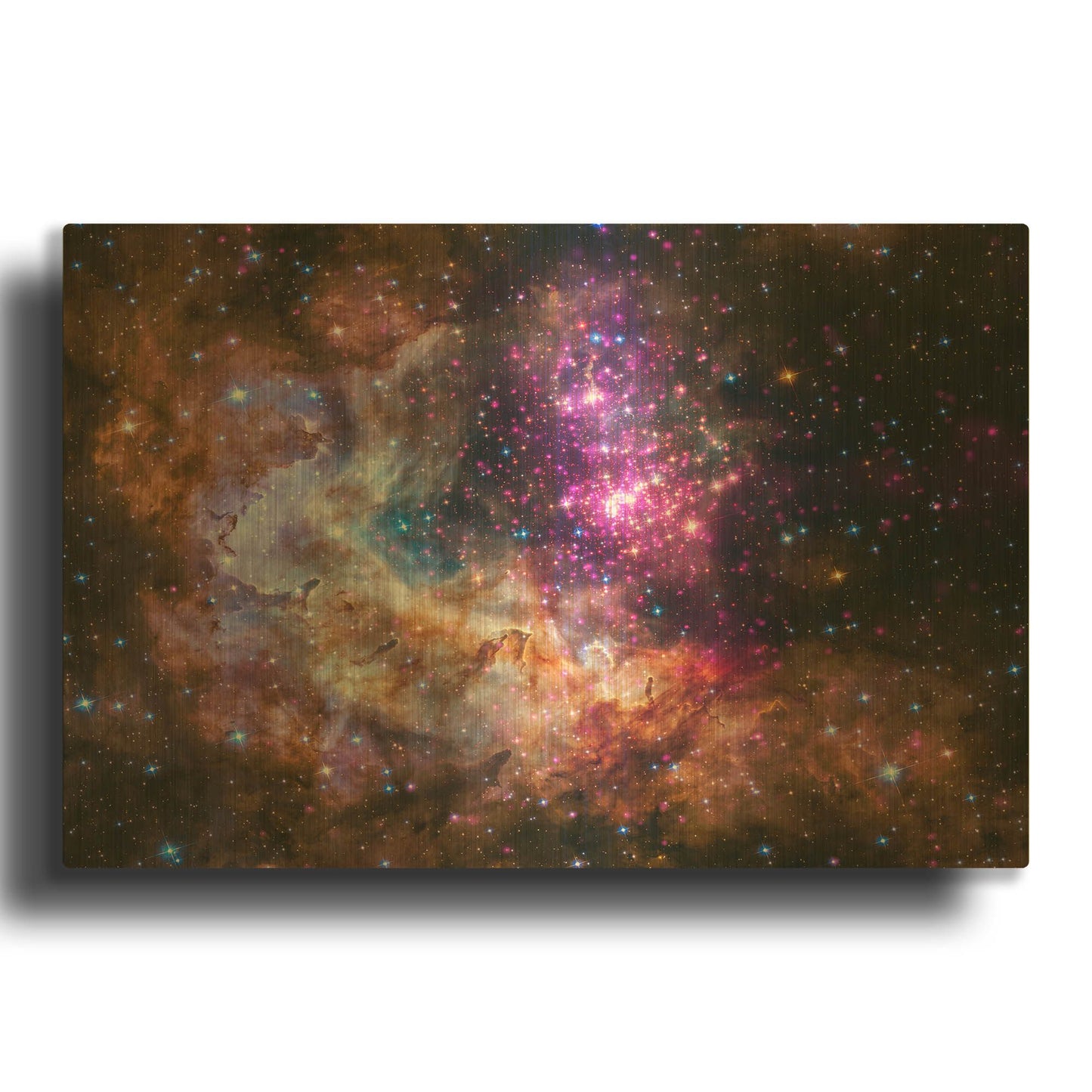 'Westerlund 2' By NASA Space Photos Gold Metal Wall Art