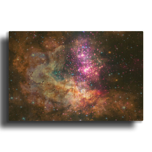 'Westerlund 2' By NASA Space Photos Gold Metal Wall Art