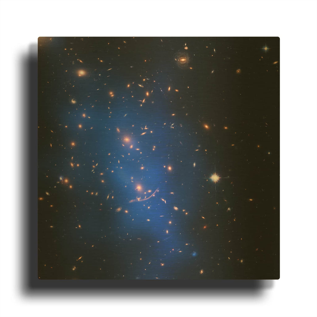 'Abell 370,' By NASA Space Photos Gold Metal Wall Art