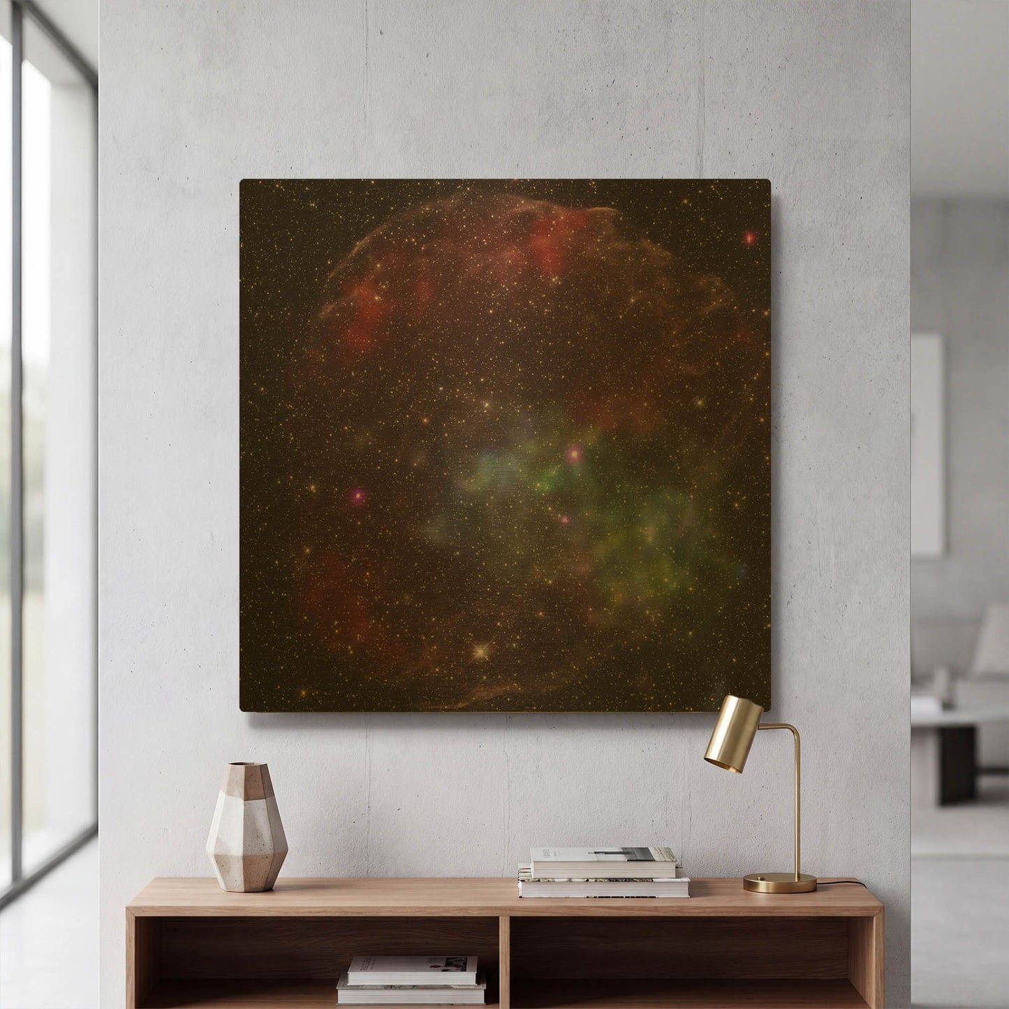 'DEM L238 Supernova' By NASA Space Photos Gold Metal Wall Art