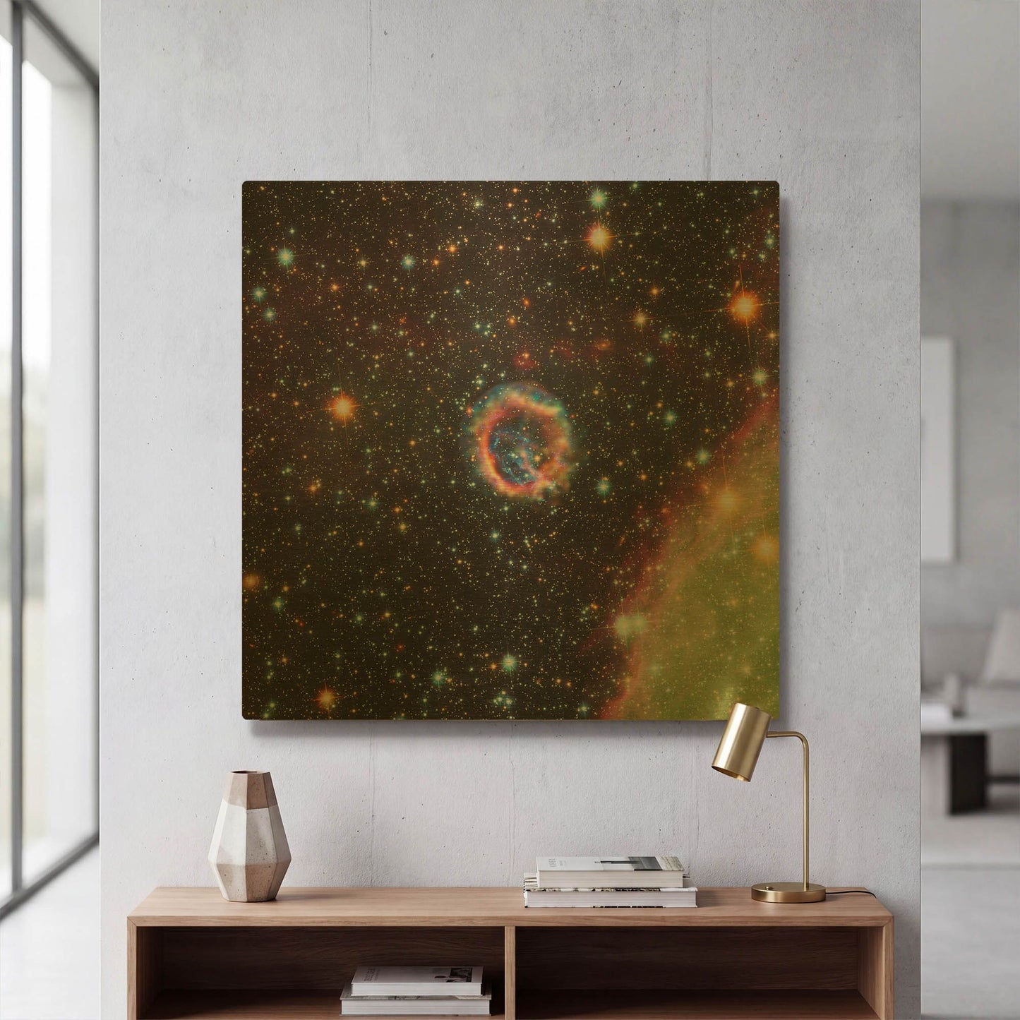 'EO102 Supernova' By NASA Space Photos Gold Metal Wall Art