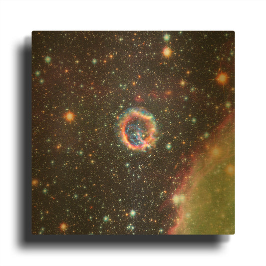 'EO102 Supernova' By NASA Space Photos Gold Metal Wall Art