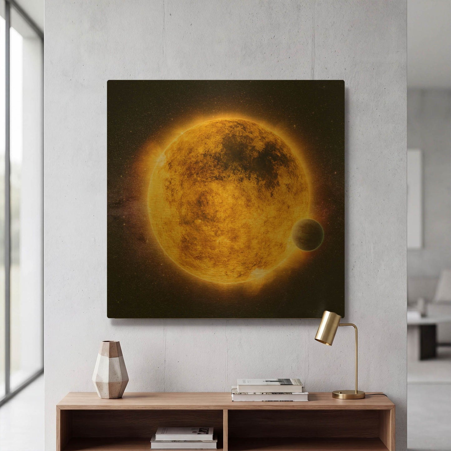 'Older Sun-Like Star' By NASA Space Photos Gold Metal Wall Art
