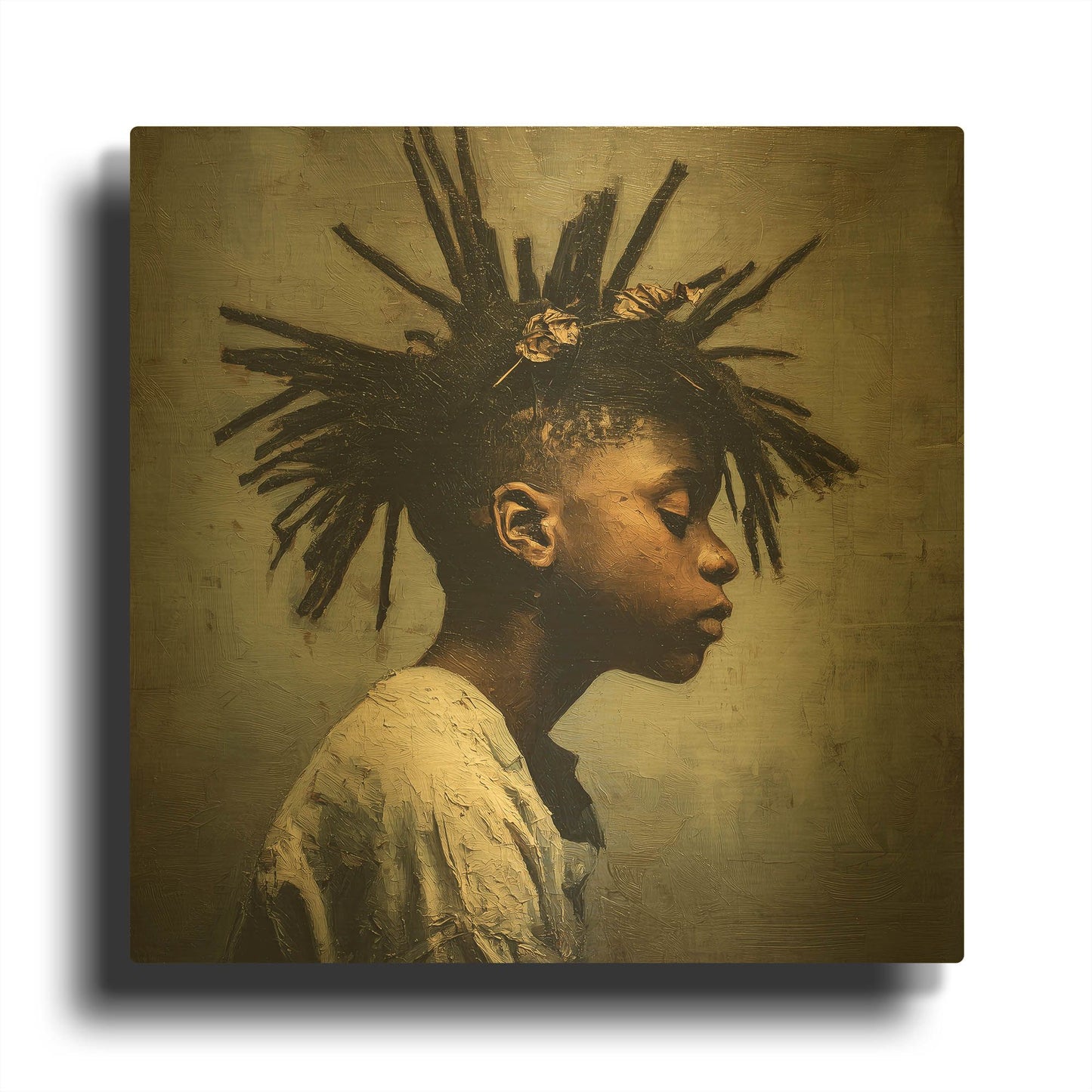 'Unfair' By Rich Monet Gold Metal Wall Art