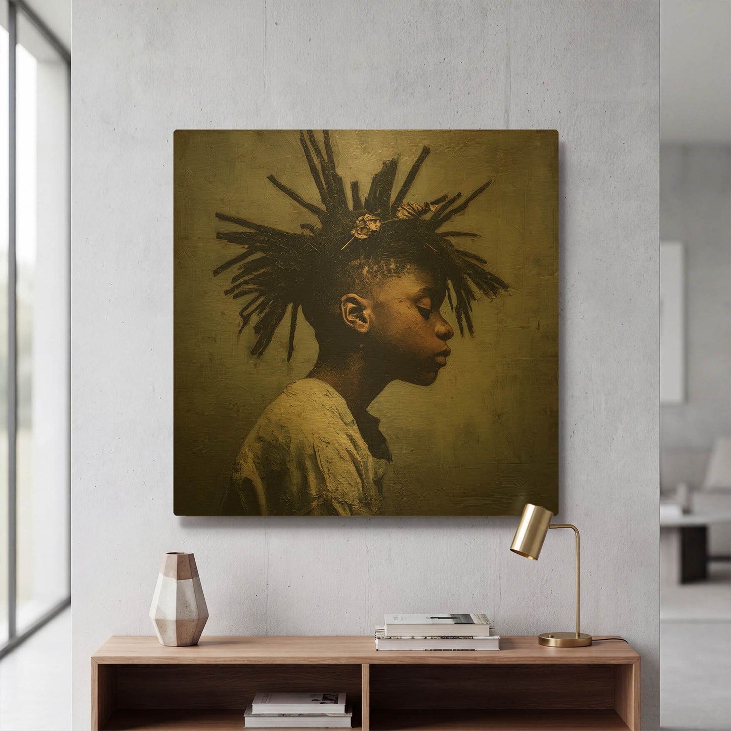 'Unfair' By Rich Monet Gold Metal Wall Art