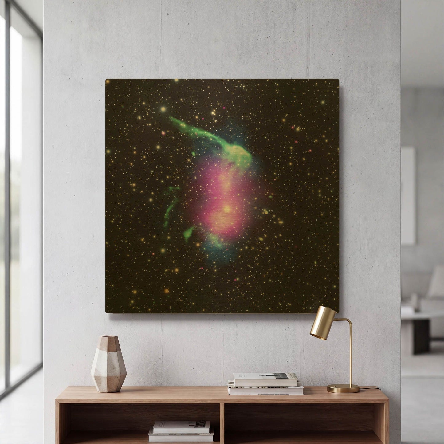'Toothbrush Cluster' By NASA Space Photos Gold Metal Wall Art