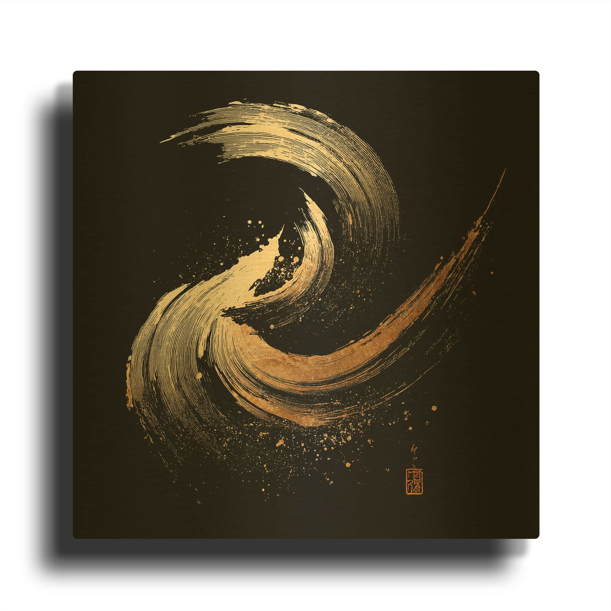 'Wind Of Karasawa' By Rich Monet Gold Metal Wall Art