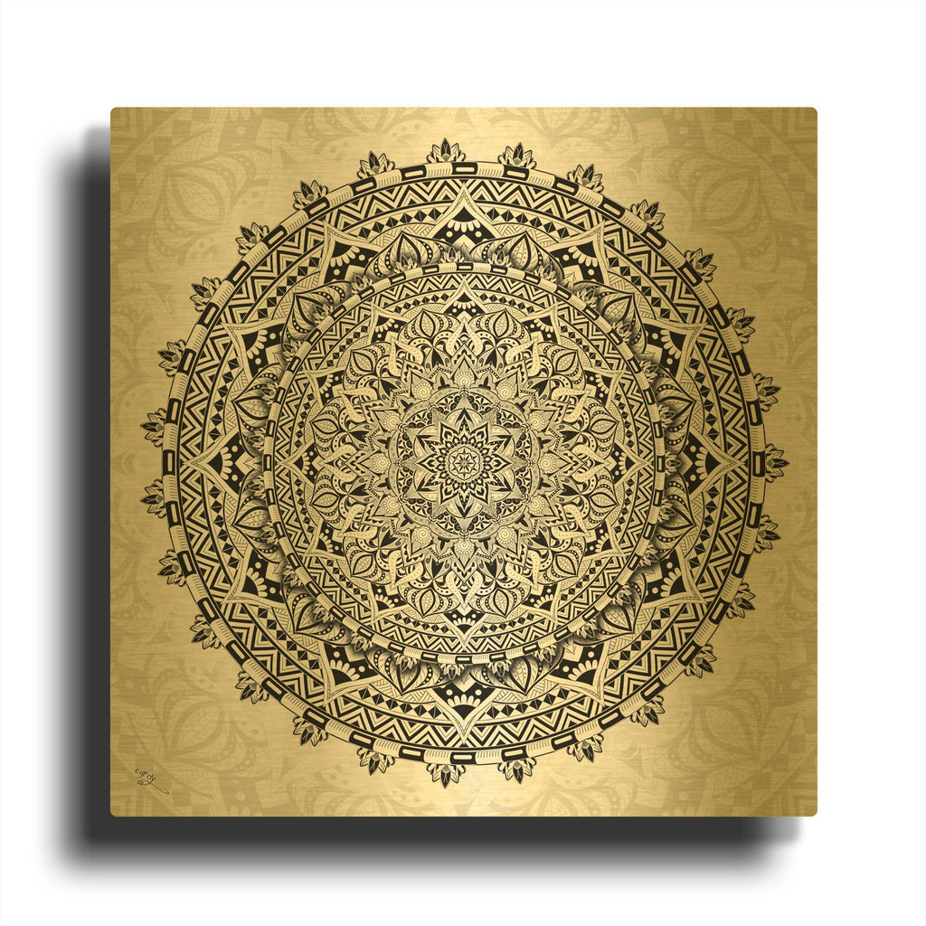 'Balance' By Cameron Gray Gold Metal Wall Art