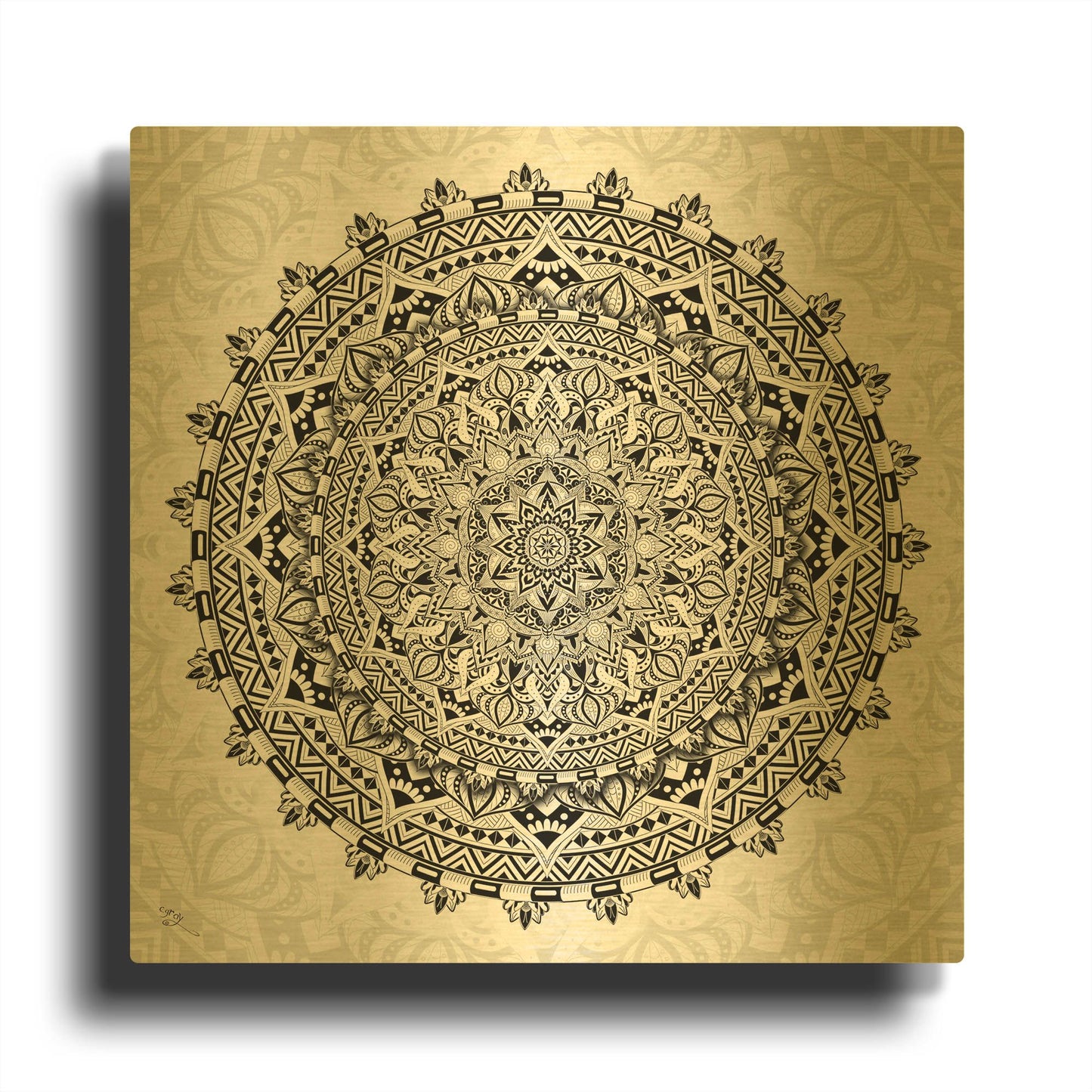 'Balance' By Cameron Gray Gold Metal Wall Art