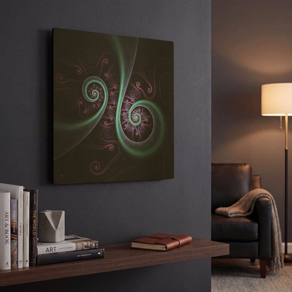 'Connectivity' By Cameron Gray Gold Metal Wall Art