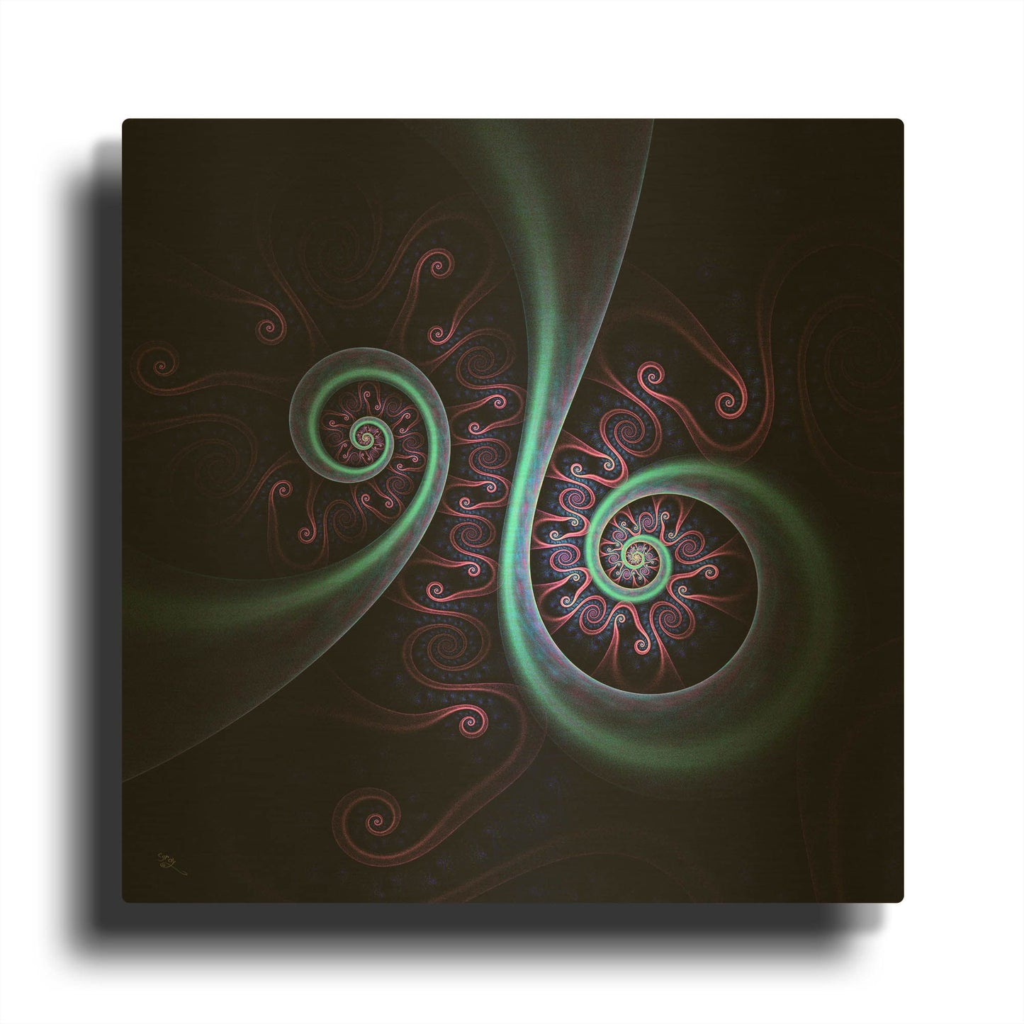 'Connectivity' By Cameron Gray Gold Metal Wall Art