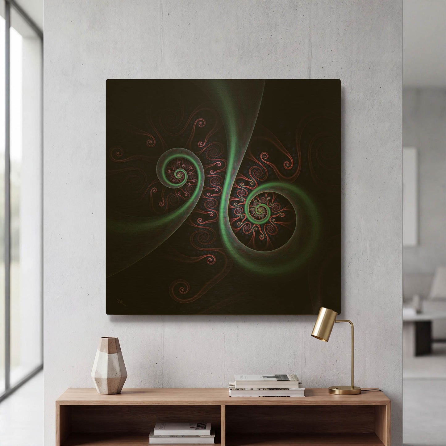 'Connectivity' By Cameron Gray Gold Metal Wall Art