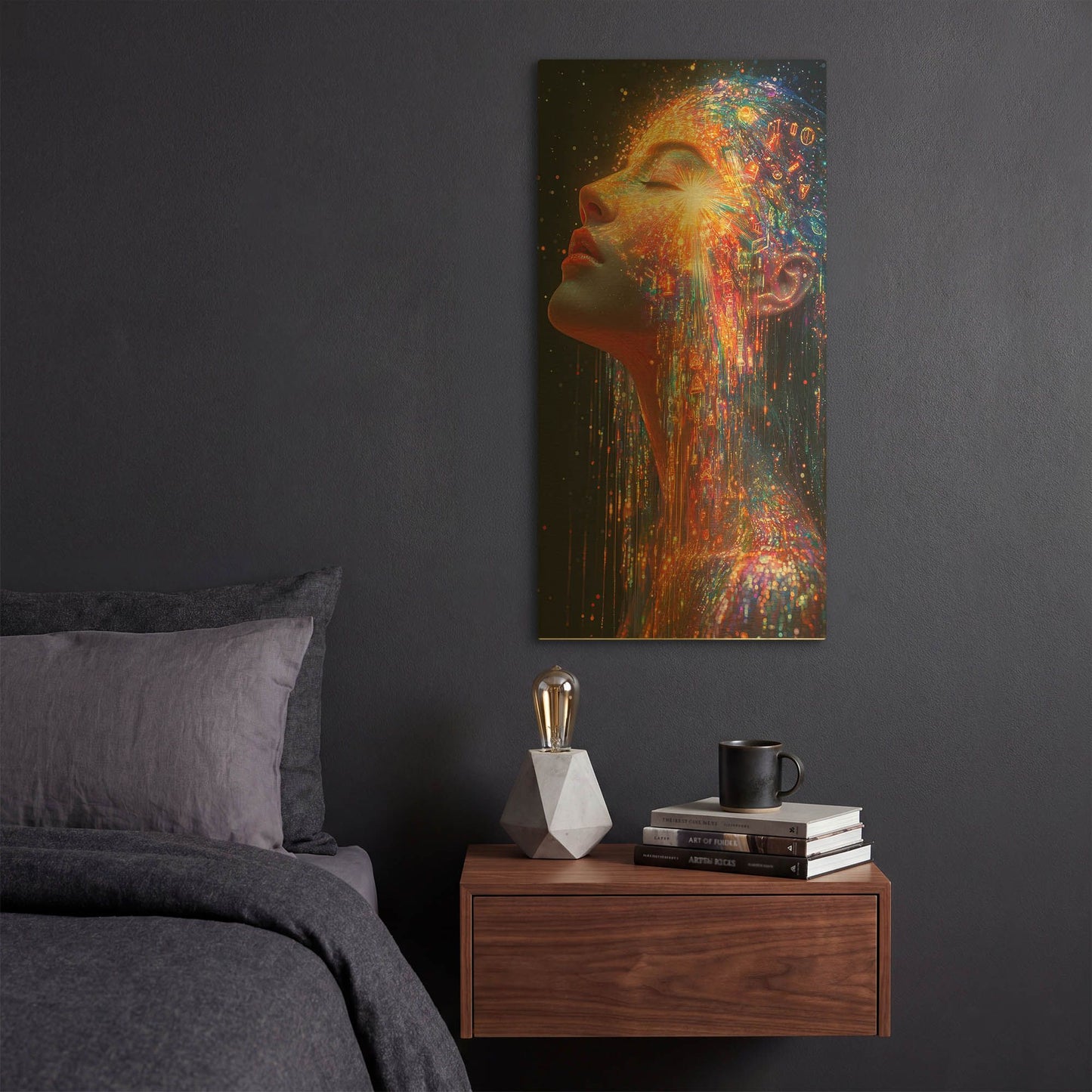 'Dreamer' By Rich Monet Gold Metal Wall Art