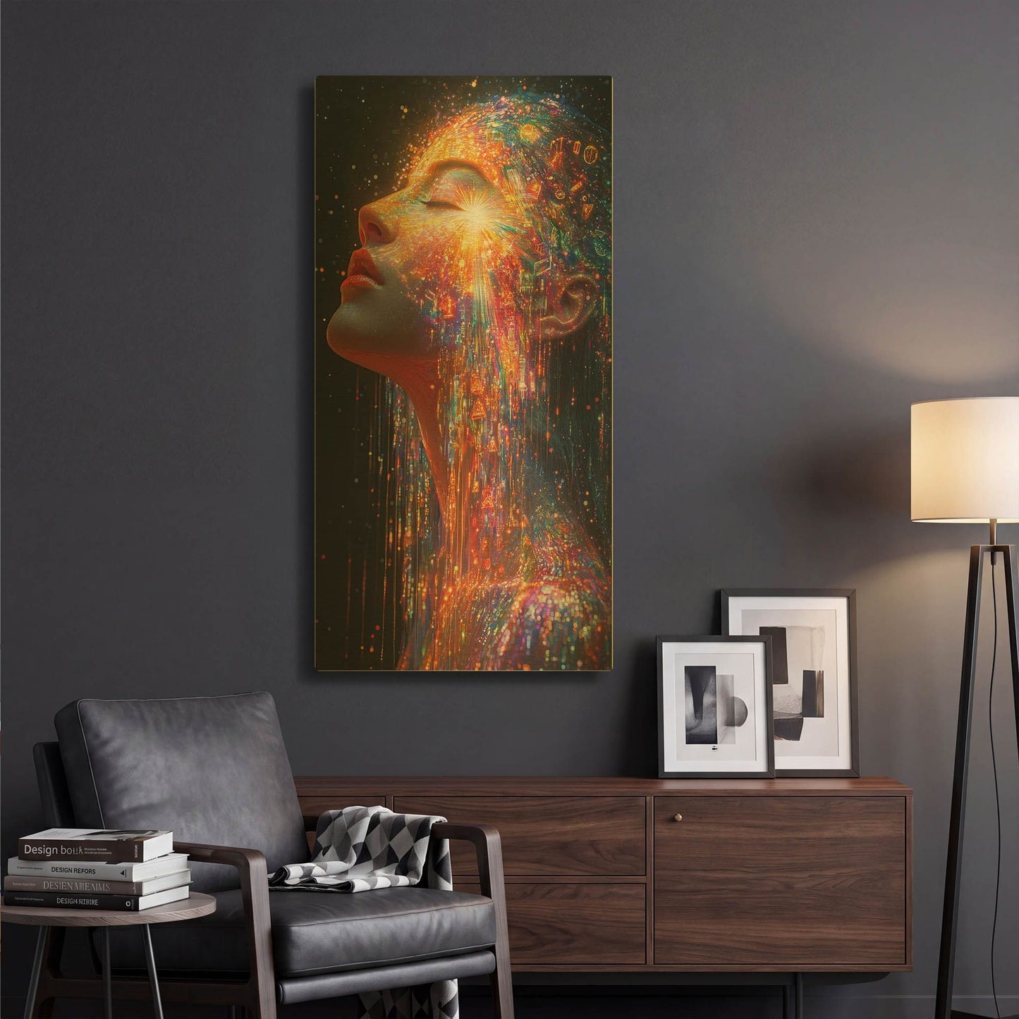 'Dreamer' By Rich Monet Gold Metal Wall Art