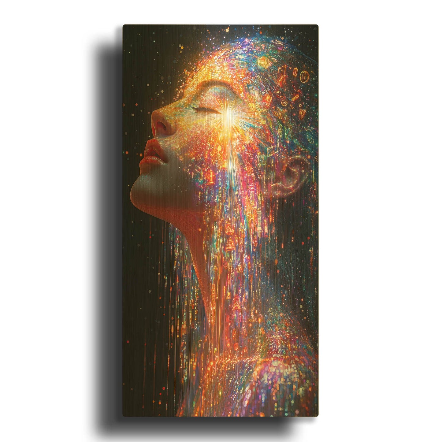 'Dreamer' By Rich Monet Gold Metal Wall Art