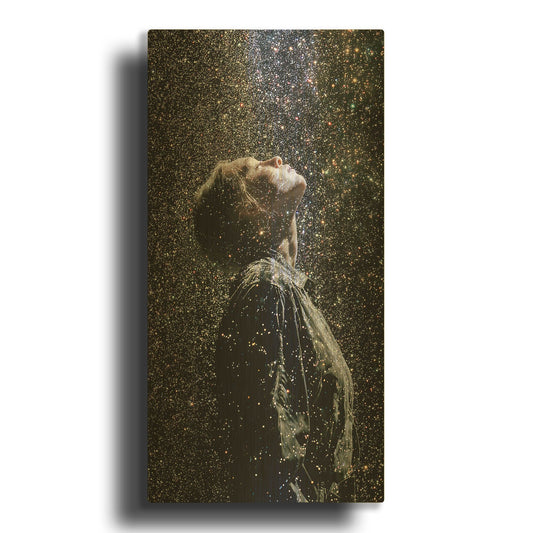 'Embrace The Universe' By Rich Monet Gold Metal Wall Art