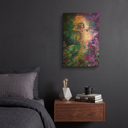 'Encounter With The Sublime' By Cameron Gray Gold Metal Wall Art