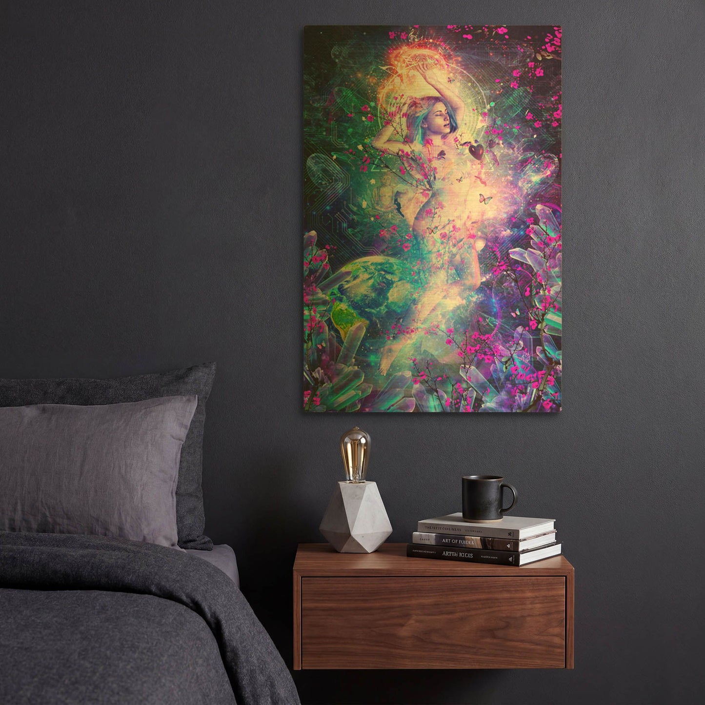 'Encounter With The Sublime' By Cameron Gray Gold Metal Wall Art