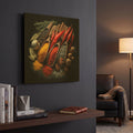 'Spice Medley' By Rich Monet Gold Metal Wall Art