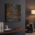 'The Democrat' By Rich Monet Gold Metal Wall Art