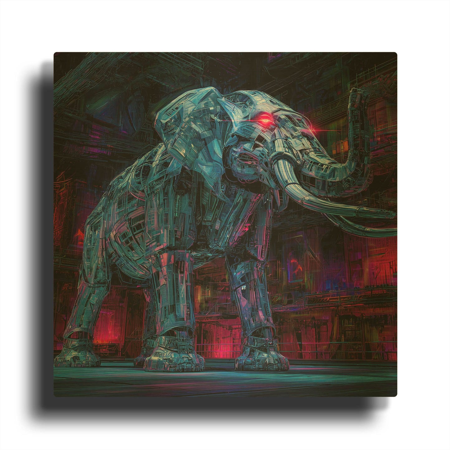 'The Republican' By Rich Monet Gold Metal Wall Art