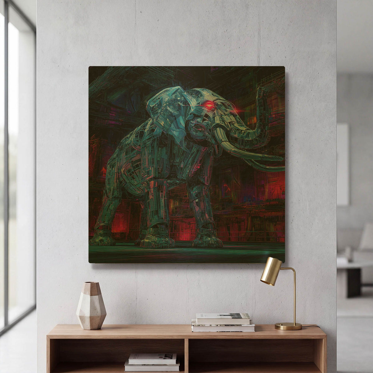 'The Republican' By Rich Monet Gold Metal Wall Art