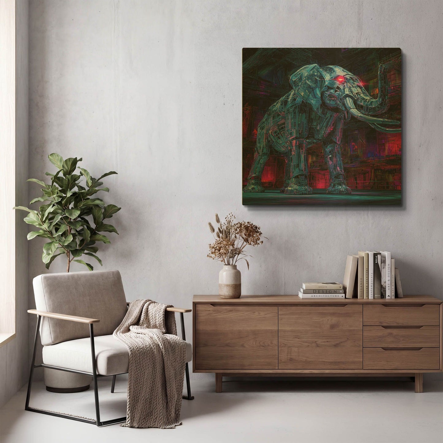 'The Republican' By Rich Monet Gold Metal Wall Art